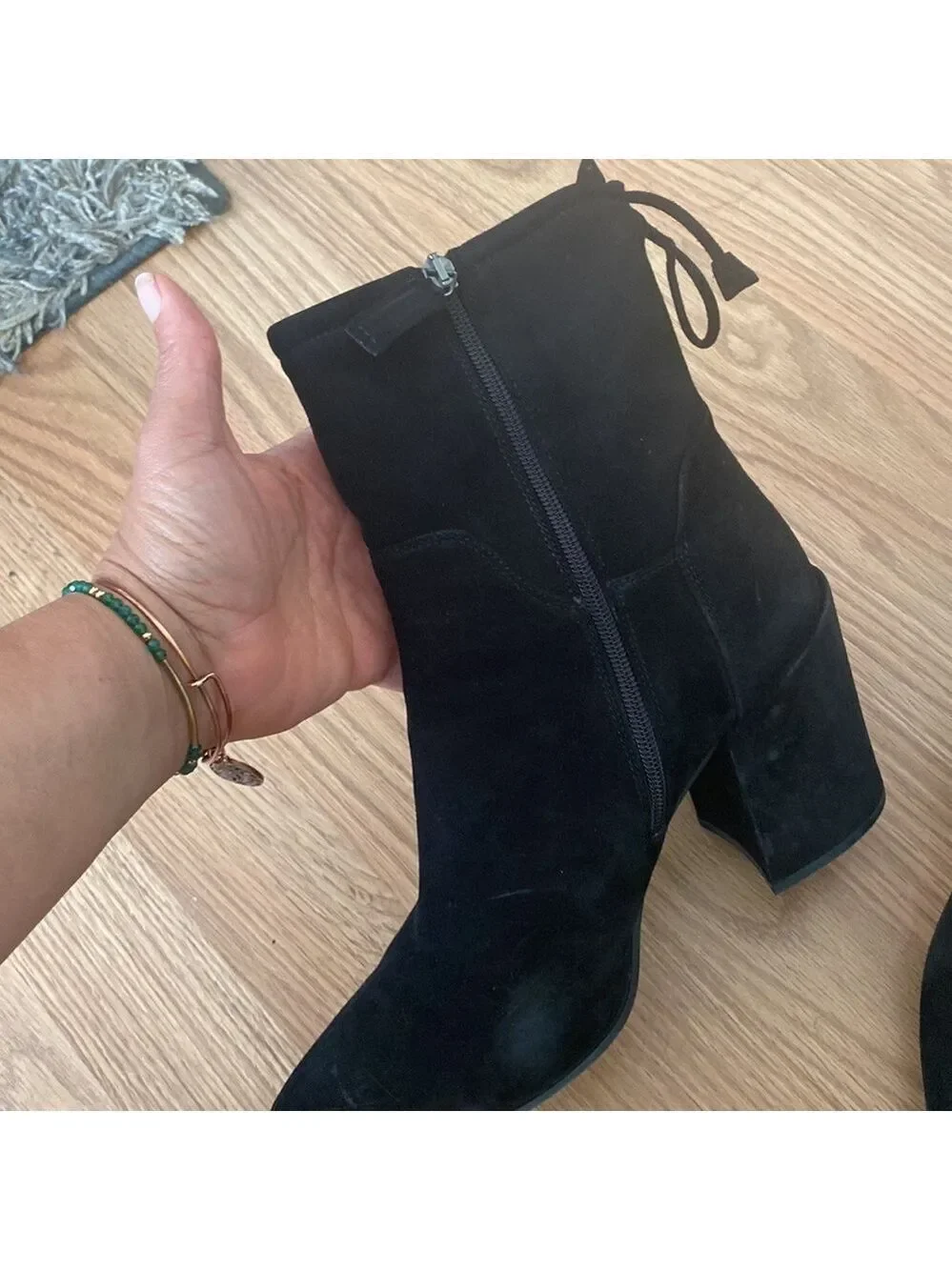 Aquatalia suede boots.